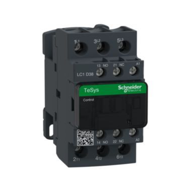 Leistungsschütz, 3p+1S+1Ö, 18,5kW/400V/AC3, 38A, Spule 230V 50/60Hz – LC1D38P7