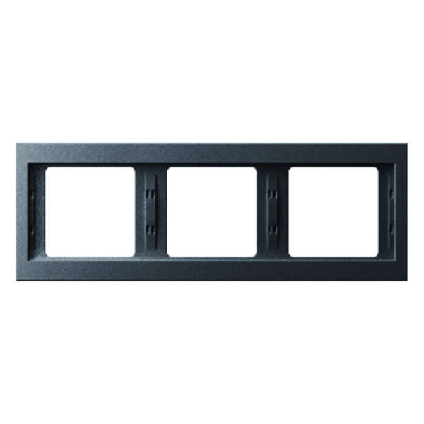 K.1 Rahmen 3fach waagrecht anthrazit matt – 13737006