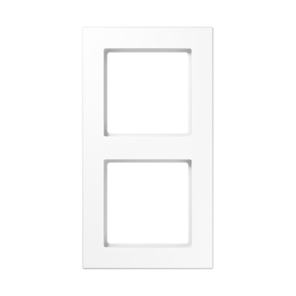Rahmen 2fach, Duroplast, ACREATION, alpinweiss – AC582WW