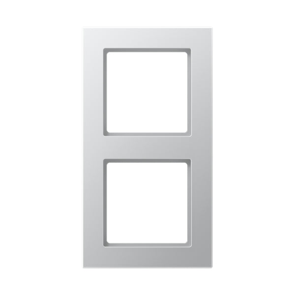 Rahmen 2fach, senkrechte und waagerechte Montage, ACREATION, aluminium – AC582AL