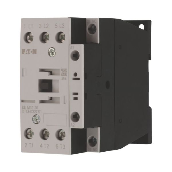 Leistungsschütz, 3-polig, 380 V 400 V 15 kW, 1 Ö, RDC 24: 24 - 27 V DC, Gleichstrombetätigung, Schraubklemmen – 277306