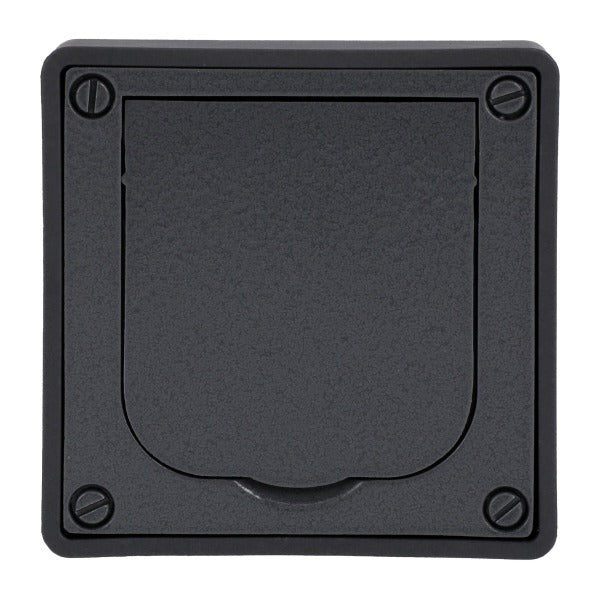 Gehäuse mit Klappdeckel UP 1-fach Kunstoff grau – 2CKA001799A0913