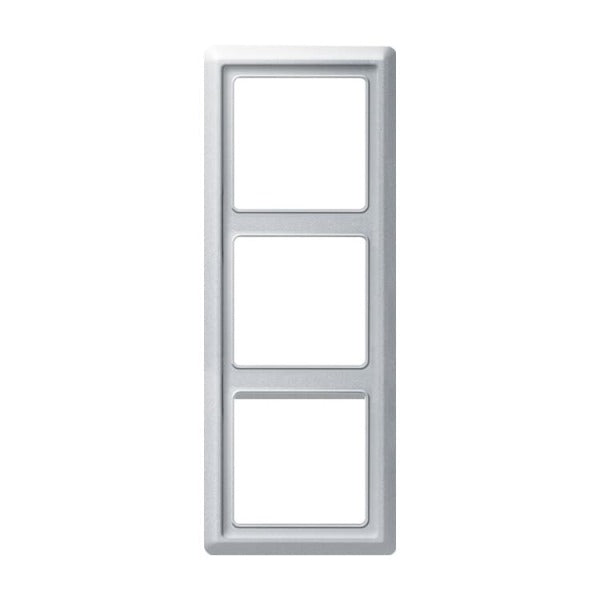 Abdeckrahmen 3-fach alusilber - Allwetter 44 (IP44) – 2CKA001730A0280