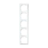 Abdeckrahmen 5-fach alpinweiß - Reflex SI Linear – 2CKA001725A1498