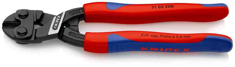 KNIPEX CoBolt® schwarz atramentiert 200 mm, 2-K, SB – 71 02 200