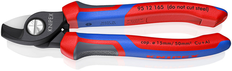 Kabelschere mit Comfort-Griffen brüniert 179 mm – 95 12 165