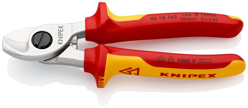 VDE-Kabelschere mit Mehrkomponenten-Hüllen, 50 mm², 165 mm – 95 16 165