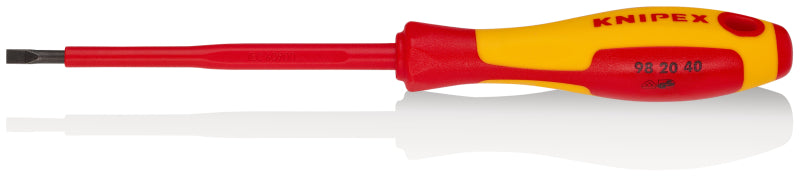 Schraubendreher für Schlitzschrauben, VDE 2K, 4,0 x 0,8 mm – 98 20 40