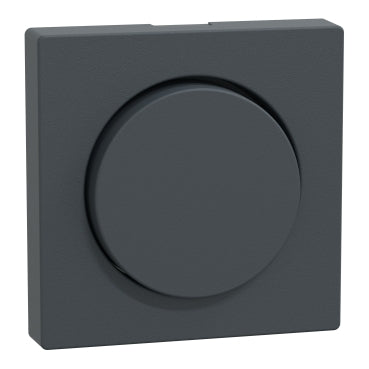 Zentralplatte mit Drehknopf, anthrazit, System M – MEG5250-0414