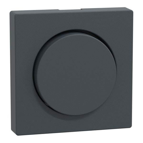 Zentralplatte mit Drehknopf, anthrazit, System M – MEG5250-0414