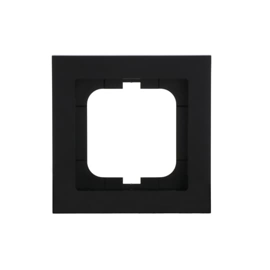 Abdeckrahmen 1-fach schwarz - Busch-axcent – 2CKA001754A4409