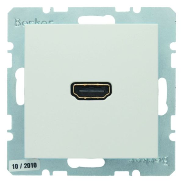 S.1/B.x Steckdose HDMI polarweiß glänzend – 3315428989