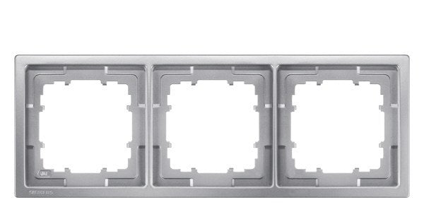 DELTA style platinmetallic Rahmen 3-fach – 5TG13231