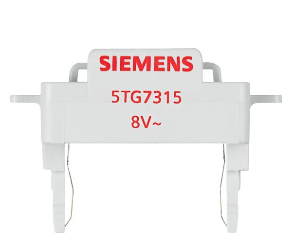 DELTA Schalter und Taster LED-Leuchteinsatz für Kontroll-Funktion 8V/50Hz, rot – 5TG7315