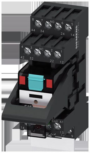 Steckrelais Komplettgerät AC24V, 4 Wechsler LED-Modul rot Standard-Stecksockel – LZS:PT5A5R24