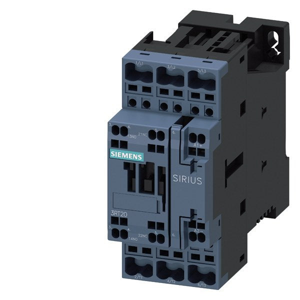 Schütz, AC-3e, 25 A/11 kW/400V, 3-polig, DC 24V, 1S+1Ö, Federzuganschluss – 3RT20262BB40