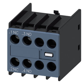Siemens Hilfsschalter 1S+1Ö Strombahnen:1Ö, 1S f ür Hilfs-/Motorschütze S00/S0  – 3RH29111HA11