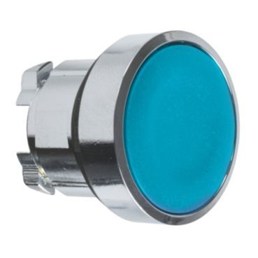 Drucktaster, Frontelement, XB4, Metall, 22mm, blau, tastend – ZB4BA6