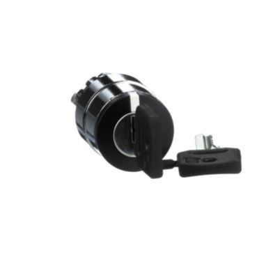 Schlüsselschalter Frontelement XB4, Metall, 22mm, schwarz, 2 Stell., rastend – ZB4BG2
