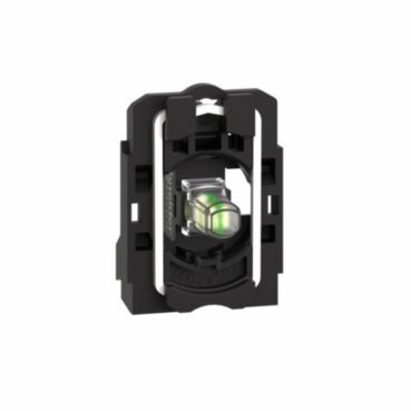 Lampenfassung, XB5, Kunststoff, weiß, LED, mit Befestigungsflansch, SK, 24VACDC – ZB5AVB1