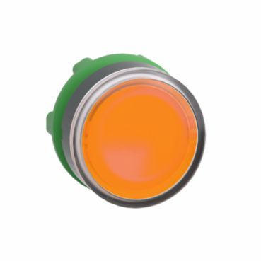 Leuchtdrucktaster Frontelement XB5, Kunststoff, 22mm, orange, für LED – ZB5AW353