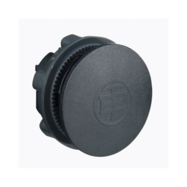 Blindstopfen, Frontelement, XB5, Kunststoff, 22mm, schwarz, rund – ZB5SZ3