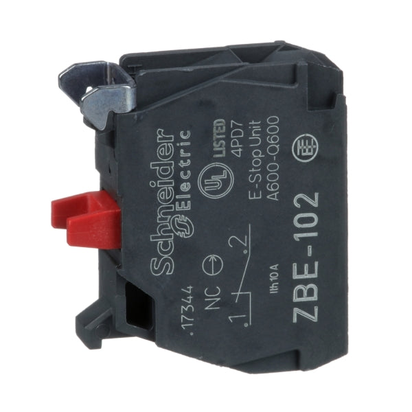 Hilfsschalter, Kontaktblock, Harmony XB4 und XB5, 22mm, 30mm, Schraubklemme, 1Ö – ZBE102