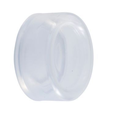 Schutzkappe für Drucktaster, rund, flach, Ø 22mm, farblos, VP: 10 Stck. – ZBPA