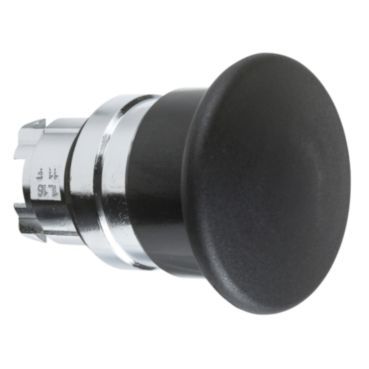 Pilzdrucktaster Frontelement XB4, Metall, 22mm, schwarz, Pilz 40mm, tastend – ZB4BC2