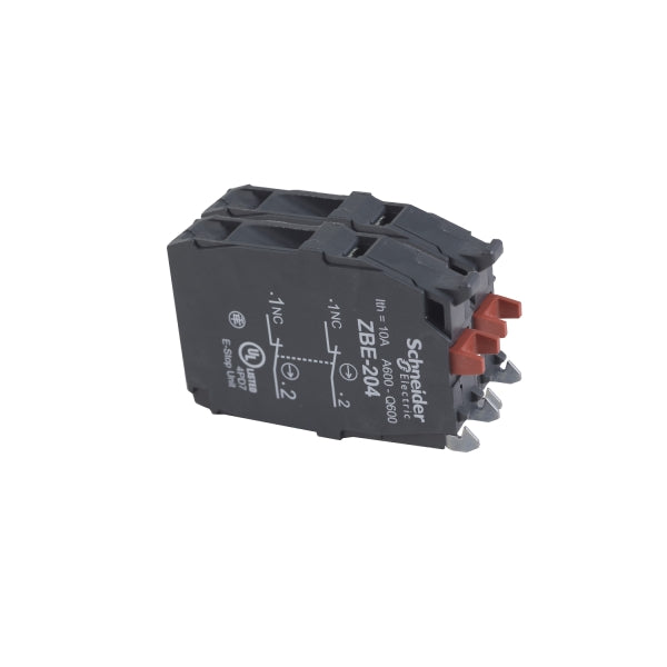 Hilfsschalter Kontaktblock XB4+XB5, 22mm, 30mm, SK, doppelt, 2Ö – ZBE204