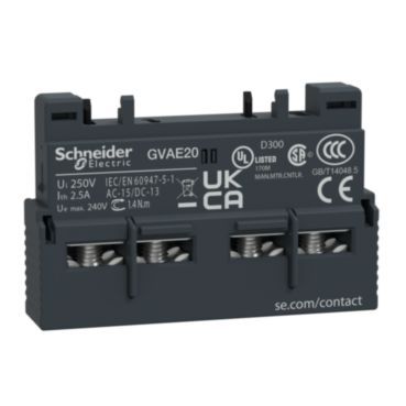 Hilfsschalter, 2S, Front – GVAE20