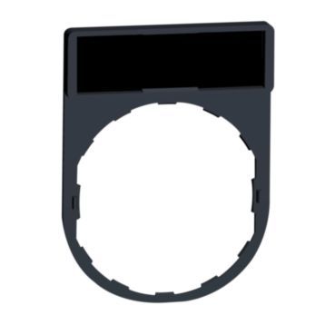 Schildträger 30x40mm m. Leerschild z. Gravieren, für Ø 22 Geräte – ZBY2101