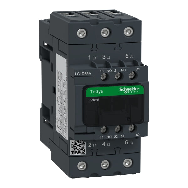 Leistungsschütz, 3p+1S+1Ö, 30kW/400V/AC3, 65A, Spule 230V 50/60Hz – LC1D65AP7