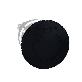 Pilzdrucktaster Frontelement XB4, Metall, 22mm, sw, Pilz 40mm, Drehentriegelung – ZB4BS52