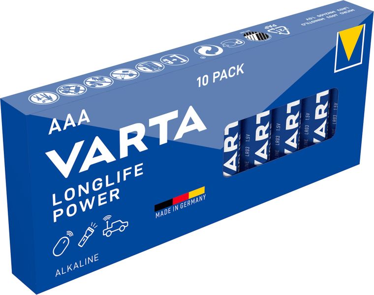 Batterie Longlife Power Alkaline AAA Micro LR03 1.5V LOSE – 4903121111