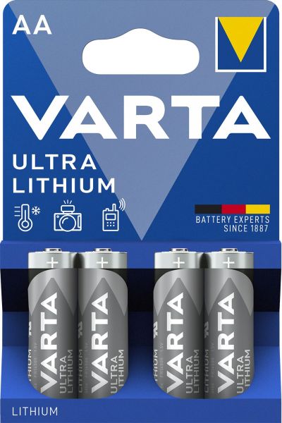 Batterie Ultra Lithium AA Mignon FR14505 1.5V 1Bli=4Stk – 6106301404