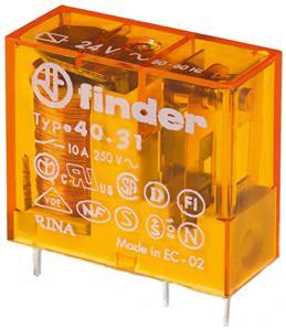 Steck-/Printrelais, 1 W 10A, Spule 230VAC – 40.31.8.230.0000