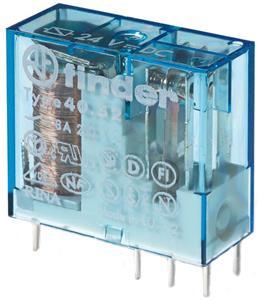 Steck-/Printrelais, 2 W für 8A, Spule 24VDC – 40.52.9.024.0000