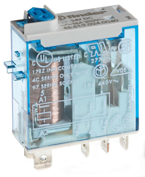 Industrie-Miniaturrelais, 1 W 16A, Spule 12VDC – 46.61.9.012.0040