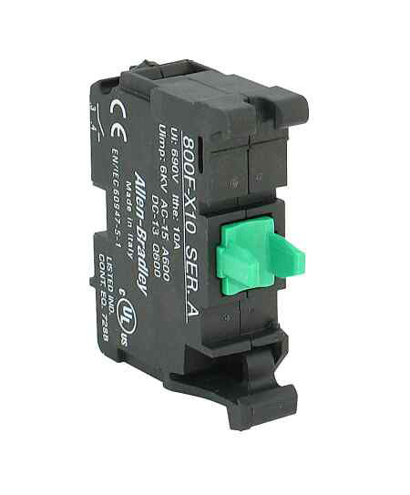 22 MM CONTACT BLOCK 800F PB – 800F-X10