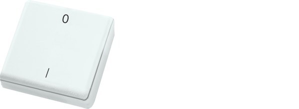 Funk-Minihandsender reinweiß, lasergraviert 0 + I – 30000752