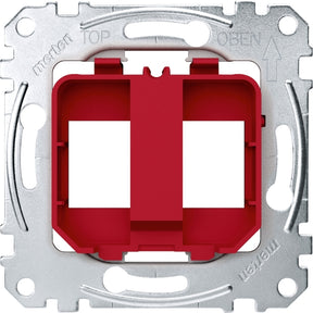 MERTEN Tragplatten für Steckverbinder Modular J ack, rot  – MEG4566-0006