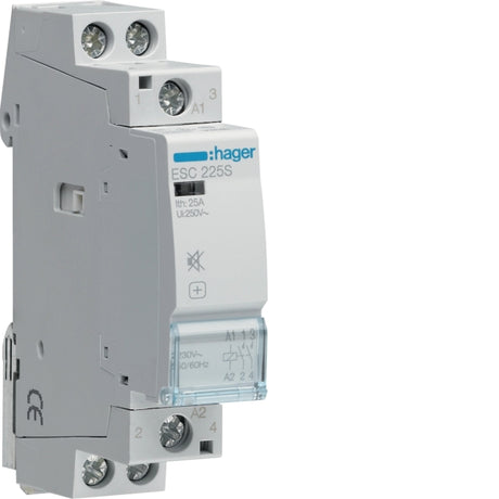 Hager Brummfrei Schütze,25A,2S,230V  – ESC225S
