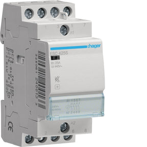 Hager Brummfrei Schütze,25A,4S,230V  – ESC425S
