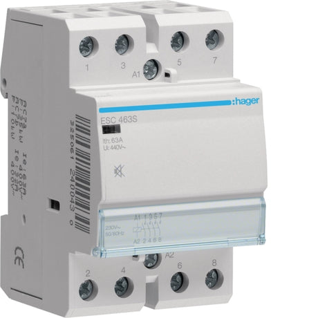 Hager Brummfrei Schütze,63A,4S,230V  – ESC463S