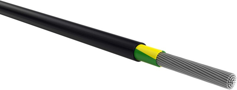 PVC-isolierte Kabel mit Aluminiumleiter E-AYY 1X70 RM SW Eca Schnittlänge