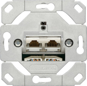 GIRA Netzwerk Cat.6{sub}A{/sub} 2f Einsatz   – 245200