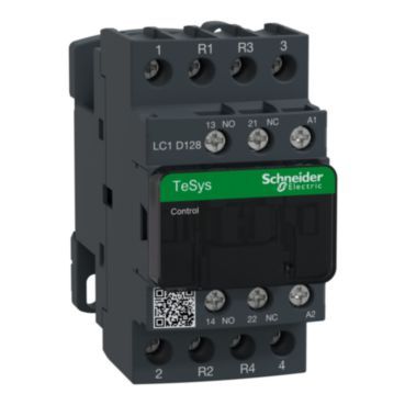 Leistungsschütz, 2S+2Ö, 25A/AC1, Spule 48V 50/60Hz – LC1D128E7