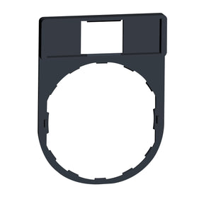 Schildträger 30x40mm o. Schild, für Ø 22 Geräte – ZBZ32