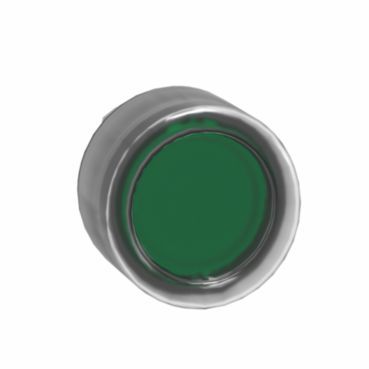 Leuchtdrucktaster Frontelement XB4, Metall, 22mm, gn, tast, Schutzkappe, für LED – ZB4BW533